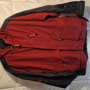Red and Black Vintage Gap All Weather Mountain Parka size S